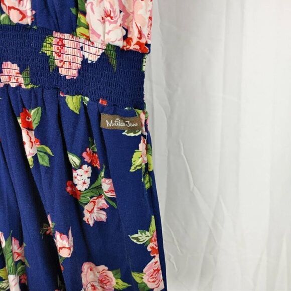 Matilda Jane Be Bold Floral Romper Navy Blue Brilliant Daydream Women's Size Sma - Picture 4 of 9
